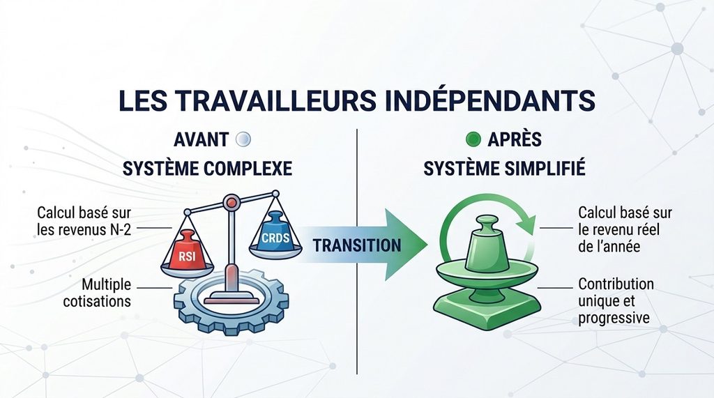 Les cotisations des travailleurs indépendants changent de calcul