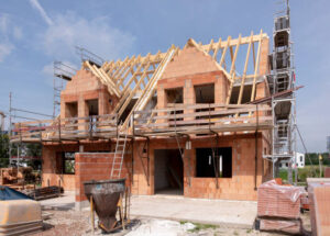 Construction Site Of An New Built House